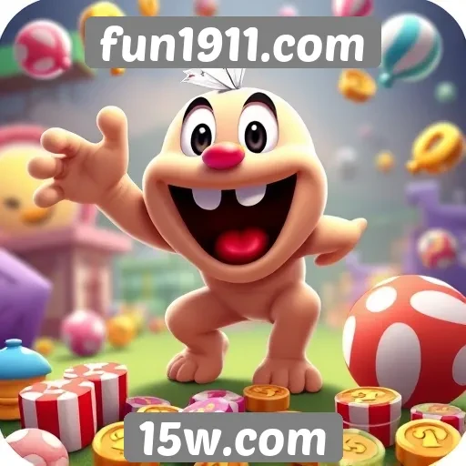 Variedade de jogos disponíveis no site fun1911